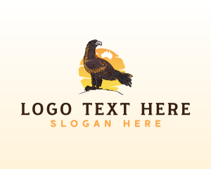 Avian - Australian Wedge Tailed Eagle logo design