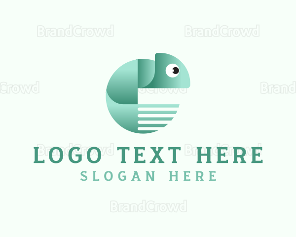 Chameleon Animal Brand Logo