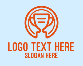 Award - Digital Orange Trophy logo design