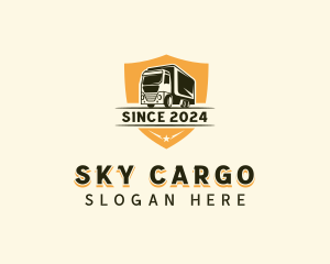 Logistics Delivery Truck logo design