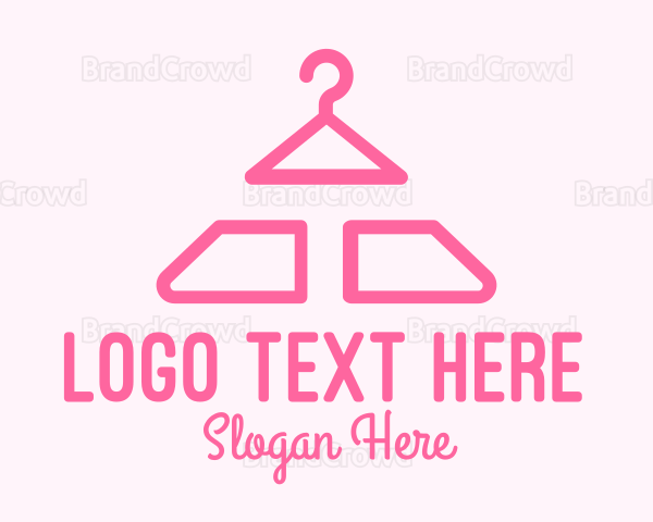 Pink Hanger Letter T Logo | BrandCrowd Logo Maker