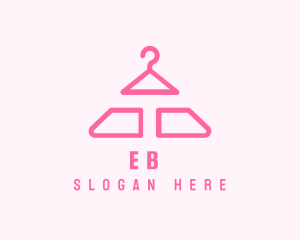 Pink Hanger Letter T Logo