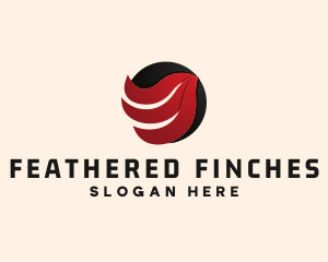 Flame Wing Sphere logo design