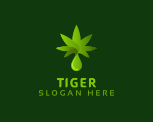 Hash - Cannabis Hemp Oil logo design