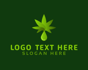 Hash - Cannabis Hemp Oil logo design