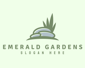 Garden Lawn Grass  logo design