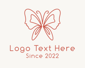 Woman - Beauty Butterfly Boutique logo design