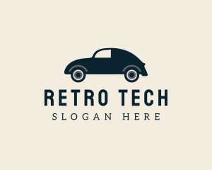 Retro Car Vehicle logo design