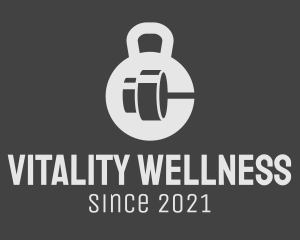 Healthy Lifestyle - Fitness Gym Dumbbell logo design