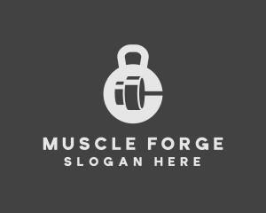 Hypertrophy - Fitness Gym Dumbbell logo design