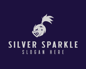 Silver - Silver Knight Helmet logo design