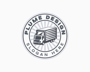 Delivery Dispatch Truck Logo