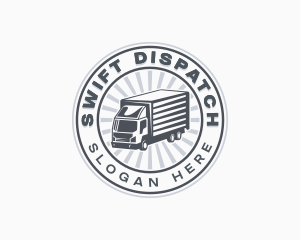 Delivery Dispatch Truck logo design