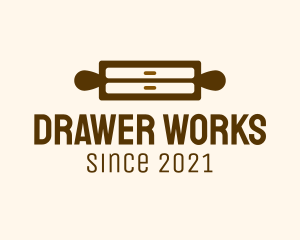 Drawer - Rolling Pin Kitchen Cabinet logo design