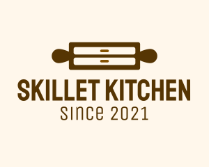 Rolling Pin Kitchen Cabinet logo design