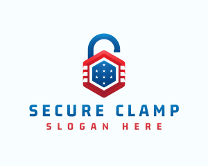 Lock Protection Security logo design