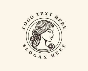 Hairdresser - Salon Feminine Hair logo design