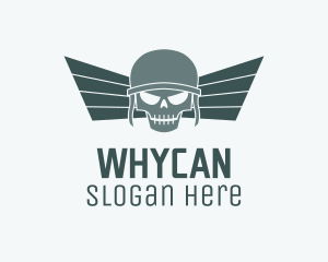 Wing Skull Airforce Logo