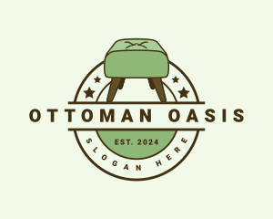 Ottoman - Cozy Ottoman Chair logo design