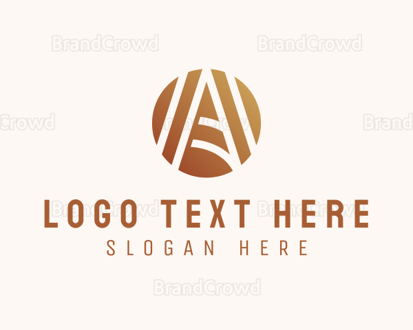 Modern Elegant Letter A Logo
