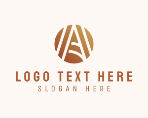 Forestry - Modern Elegant Letter A logo design