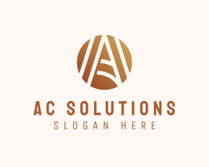 Elegant Studio Letter A logo design