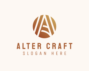 Modern Elegant Letter A logo design