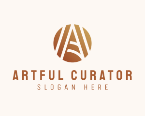 Modern Elegant Letter A logo design