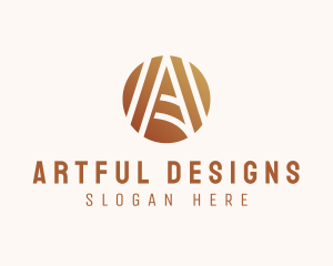 Elegant Studio Letter A logo design