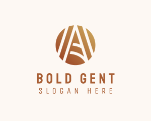 Modern Elegant Letter A logo design