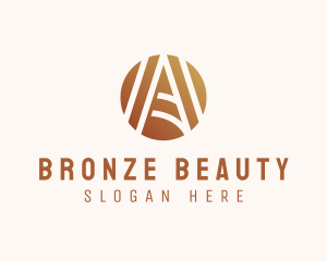 Bronze - Modern Elegant Letter A logo design