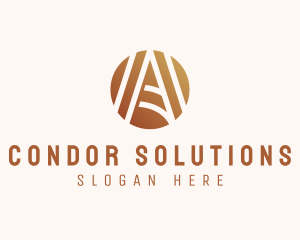 Elegant Studio Letter A logo design