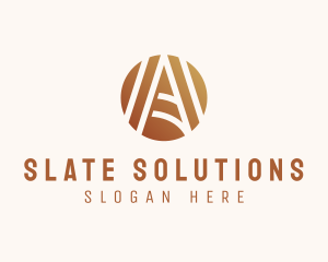 Modern Elegant Letter A logo design