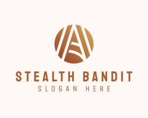 Modern Elegant Letter A logo design