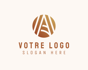 Branch - Modern Elegant Letter A logo design