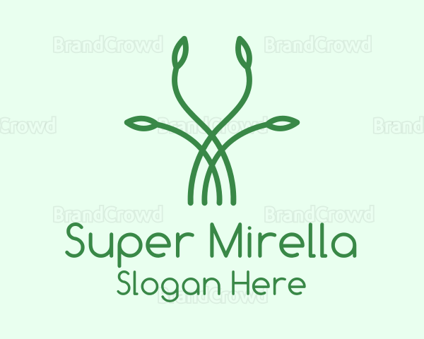 Minimalistic Seed Leaf Logo