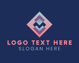 Financial - Digital Diamond Startup logo design