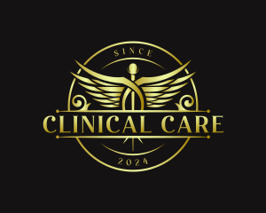 Caduceus Healthcare Clinic logo design