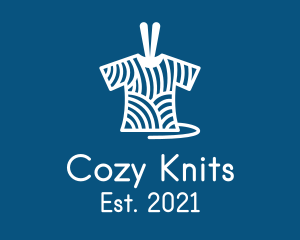 Knit Shirt Crochet  logo design