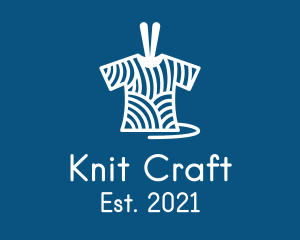 Knit - Knit Shirt Crochet logo design