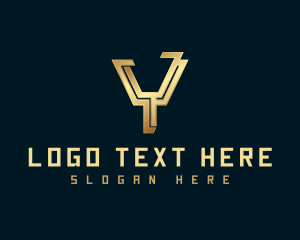Letter Y - Cyber Tech Letter Y logo design