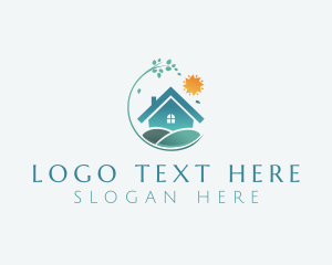 House Yard Landscaping logo design