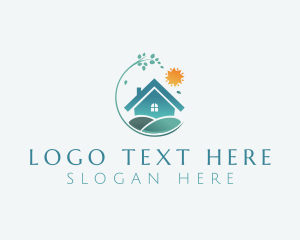 Leaves - House Yard Landscaping logo design