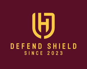 Defend - Secure Premium Shield logo design