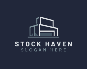 Stockroom - Architectural Warehouse Facility logo design