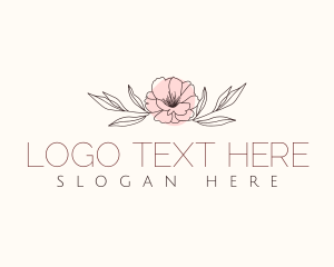 Beautiful - Flower Beauty Apparel logo design