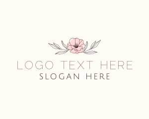 Vlog - Flower Beauty Beauty logo design