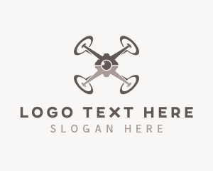 Surveillance - Drone Camera Surveillance logo design