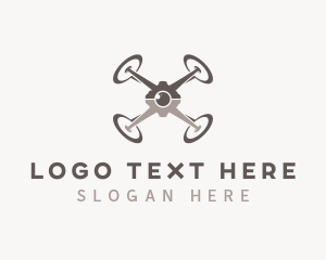 Videographer - Drone Camera Surveillance logo design
