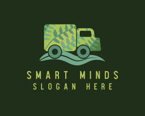 Food Cart - Green Leaf Truck logo design